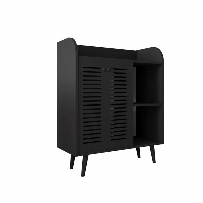 Hanah Home Magnetar - Black Gabinete de Bar de Café